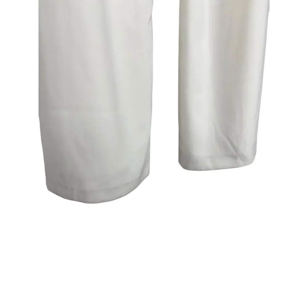 Nadine Merabi Charlotte Trouser High Rise Wide Leg Minimalist Elegant Bridal XXL